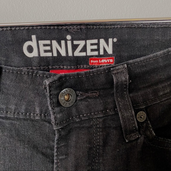 LEVI’s Size 6 Denizen Straight Leg Black Jeans - Picture 3 of 11